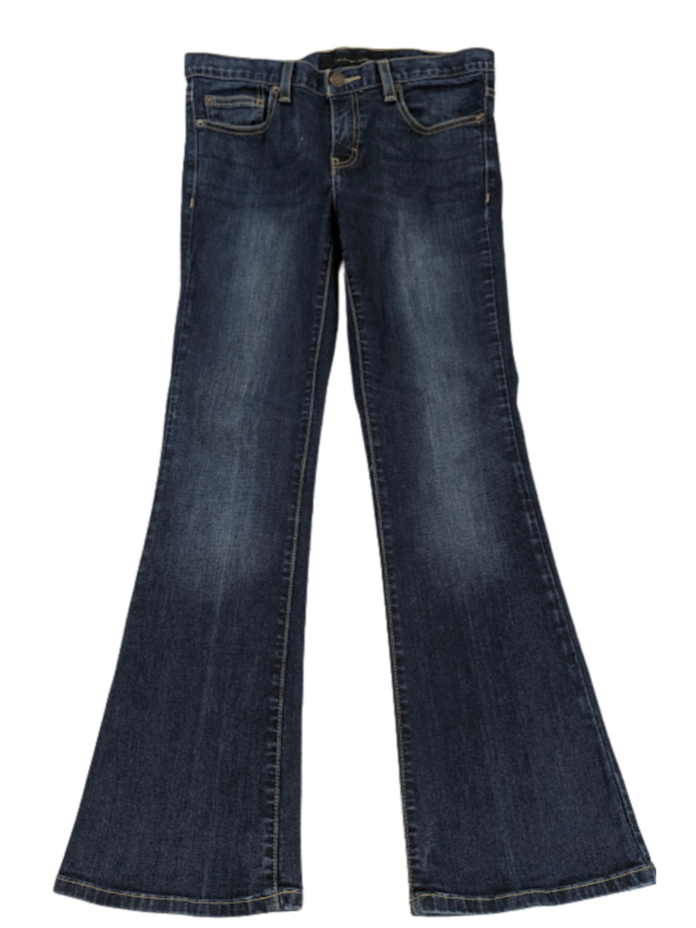 Calvin Klein Jeans Flare Womens Size 6 Low Rise Dark Wash Y2K 2000s Denim Retro